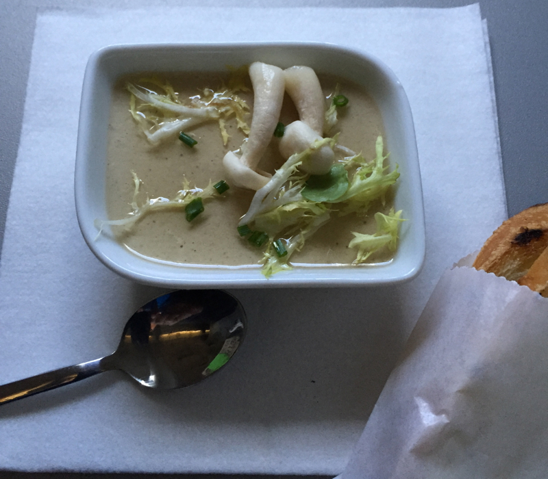 JetBlue Mint Review: Truffled Portobello Mushroom Mousse