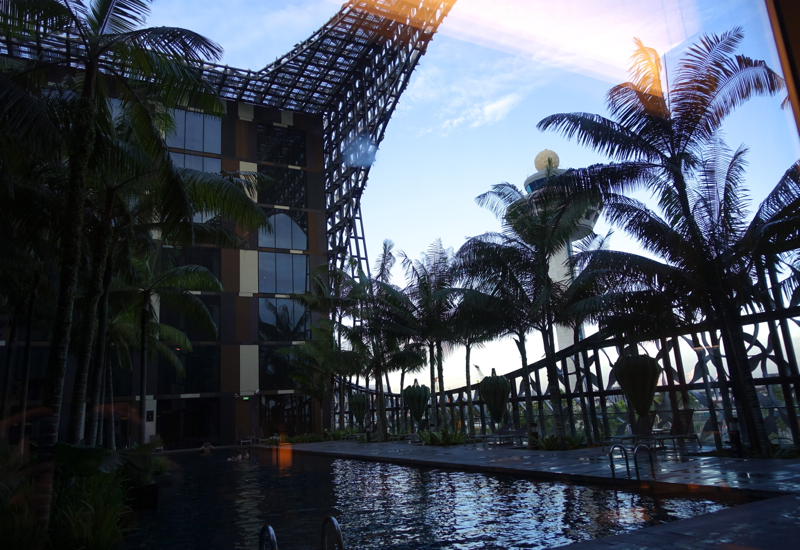 Outdoor Swimming Pool, Crowne Plaza Singapore Changi Airport Hotel Review