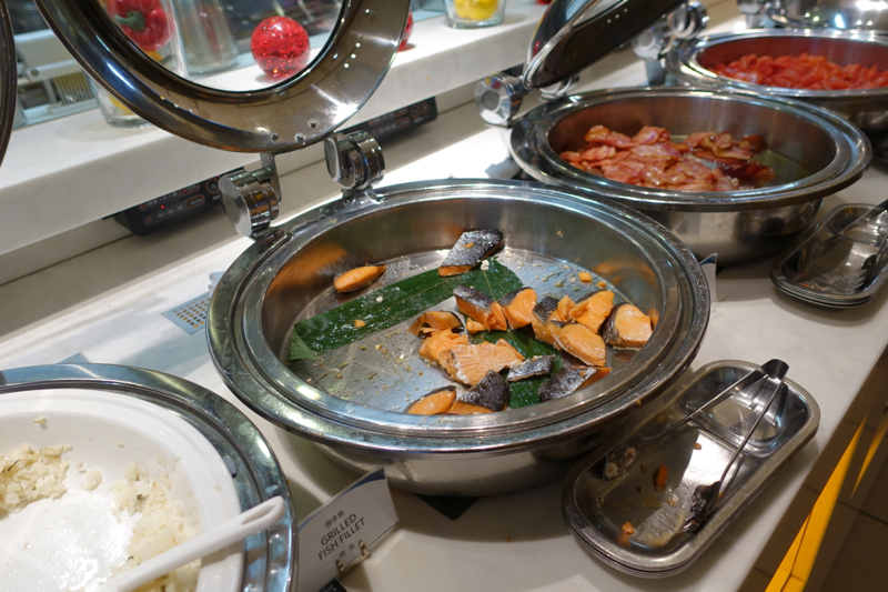 Broiled Fish and Meats, Breakfast Buffet, Hilton Tokyo Narita Airport