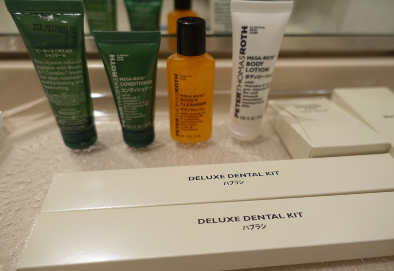 Review-Hilton Tokyo Narita Airport Hotel, Peter Thomas Roth Bath Products