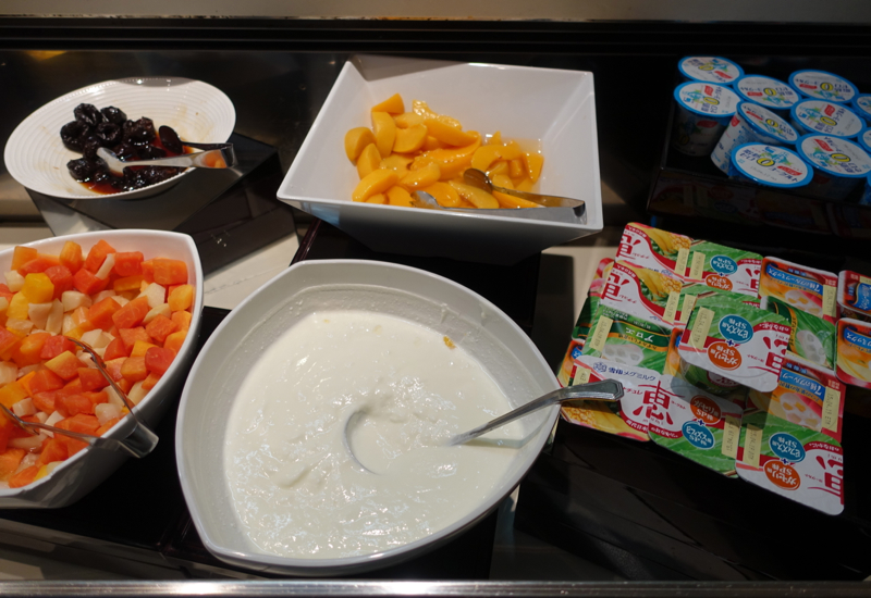 Fruits and Yogurts, Hilton Tokyo Narita Airport Hotel Breakfast