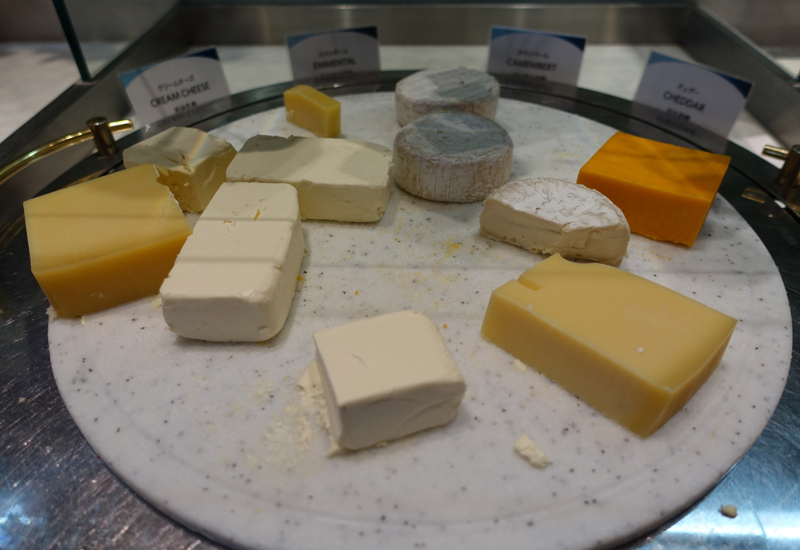 Breakfast Buffet Cheeses-Hilton Tokyo Narita Airport Hotel Review