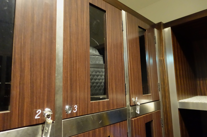 Review-JAL First Class Lounge Tokyo Narita-Lockers