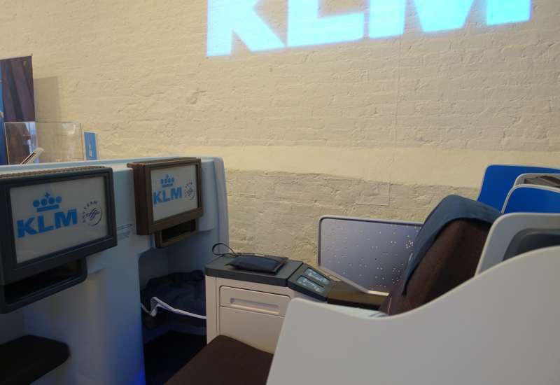 KLM New Business Class Seats-IFE Screens