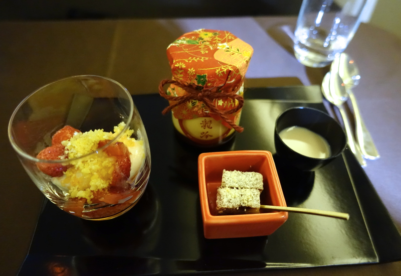 JAL First Class Review-Dessert