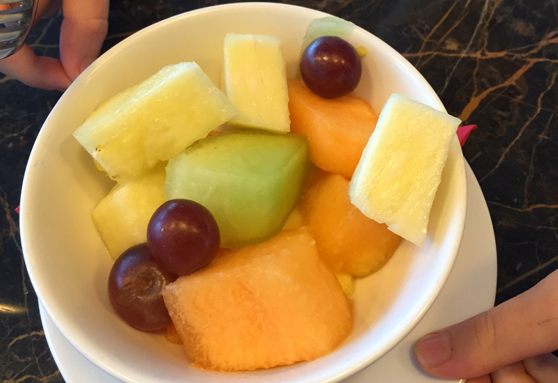 Fruit Salad, Virgin Atlantic Clubhouse NYC JFK Review