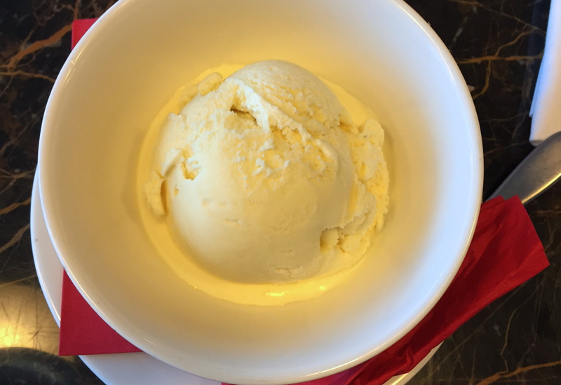 Vanilla Ice Cream, Virgin Atlantic Clubhouse NYC JFK Lounge Review