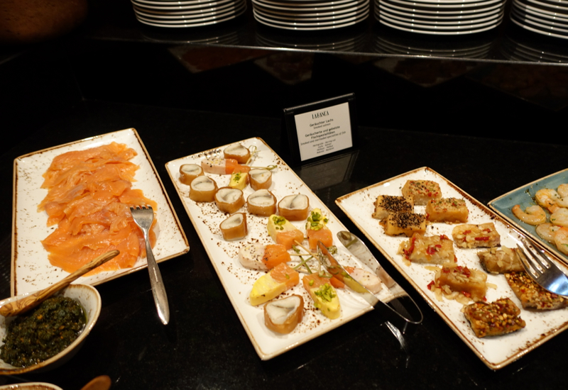 Smoked Salmon, Breakfast Buffet at Hotel de Rome, Berlin