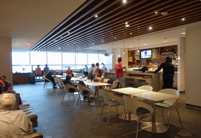 Main Dining Area and Bar, AMEX Centurion Lounge, New York LGA Airport