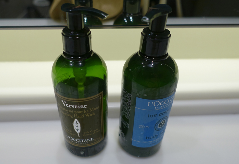 Review: AMEX Centurion Lounge New York LGA Airport-L'Occitane Hand Wash and Moisturizer