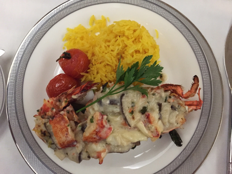 Lobster Thermidor, Singapore Suites on the A380 Review