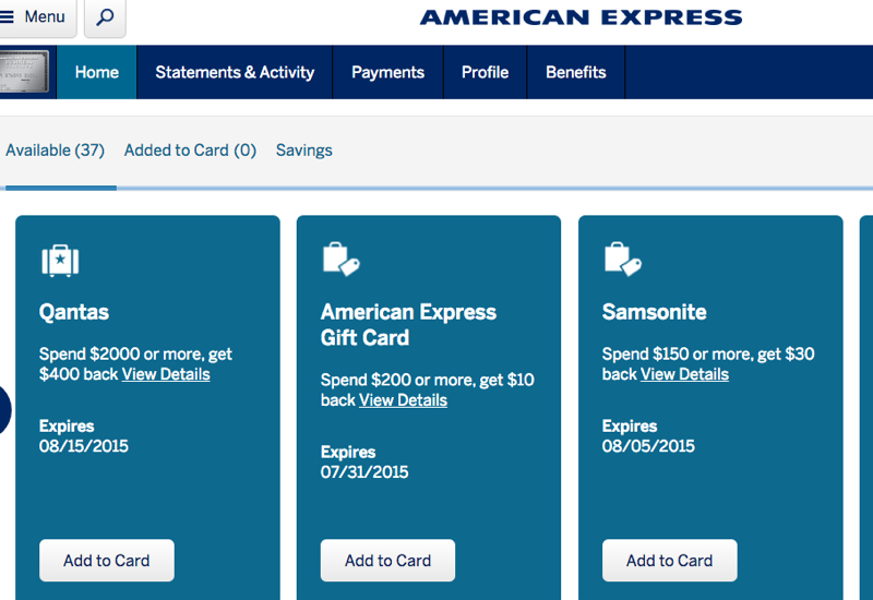 AMEX Offers: $400 Off $2000 in Qantas Flights