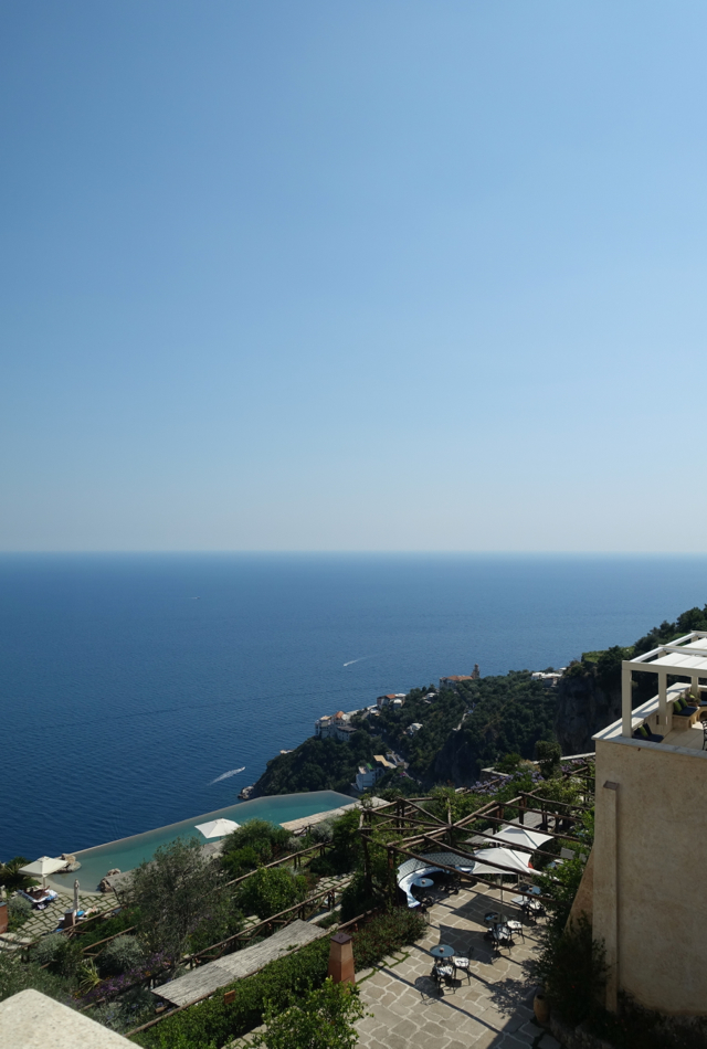 View from Sea View Superior Room, Monastero Santa Rosa Amalfi Coast