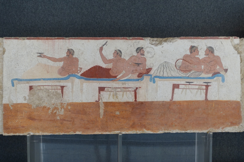 Paestum: Another Scene from the Tomb of the Diver