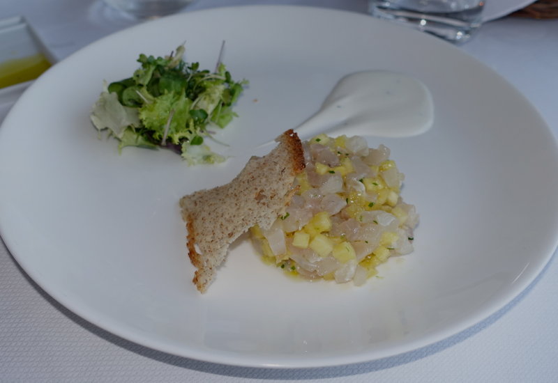 Amberjack Tartar, Il Refettorio Restaurant, Monastero Santa Rosa