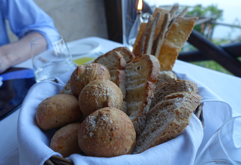 Fresh Bread, Il Refettorio Restaurant at Monastero Santa Rosa