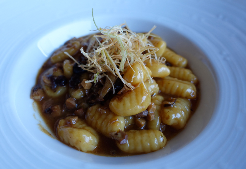 Gnocchi with Guinea Fowl Ragu and Mushrooms, Monastero Santa Rosa