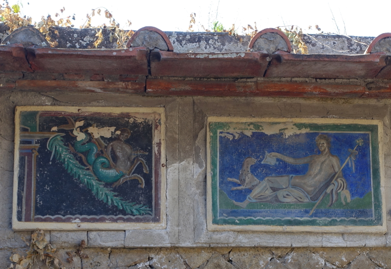 Herculaneum: Mosaics at House of the Skeleton