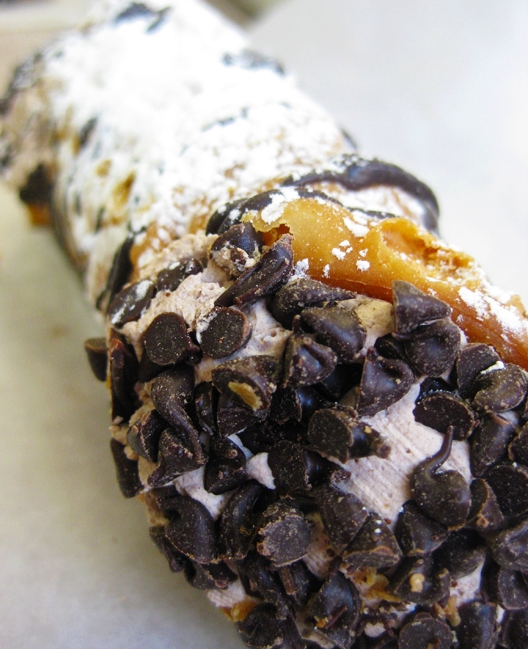 Chocolate chip mousse cannoli, Mike's Pastry, Boston