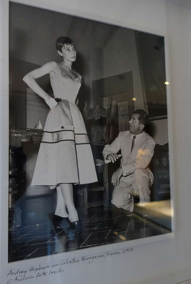 Audrey Hepburn with Salvatore Ferragamo