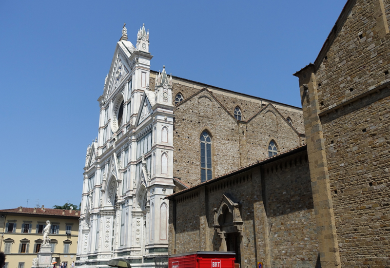 Santa Croce Facade, Florence, Italy