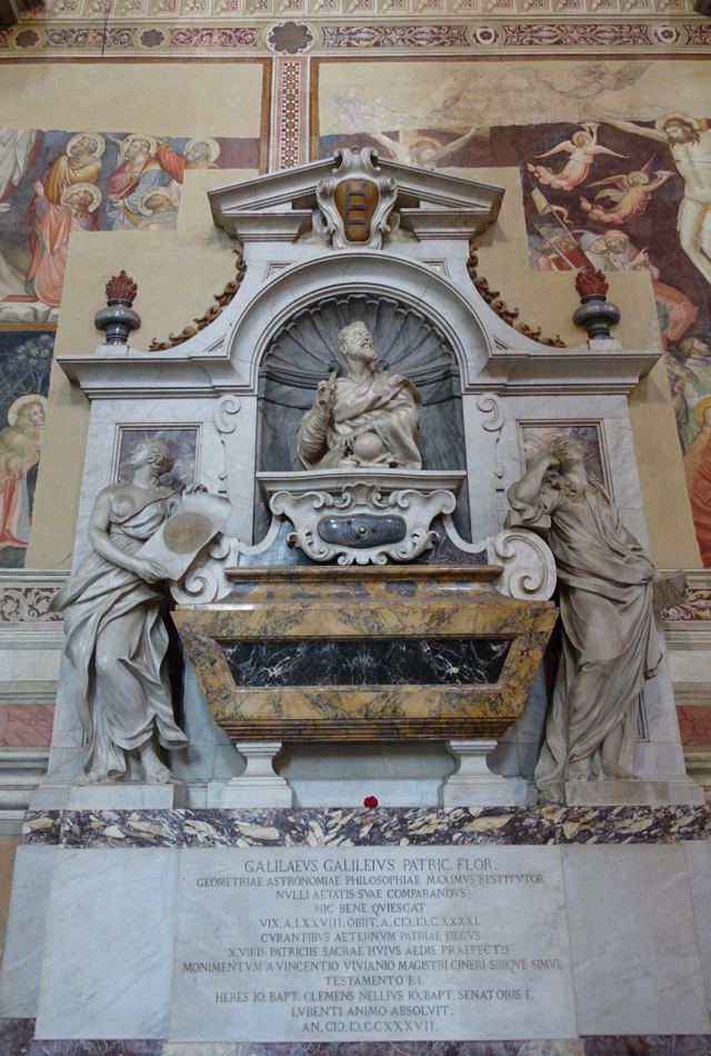 Galileo's Tomb, Santa Croce, Florence Italy