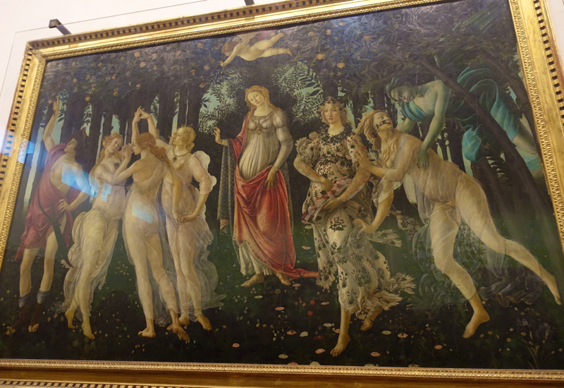 La Primavera, Botticelli, Uffizi Gallery, Florence