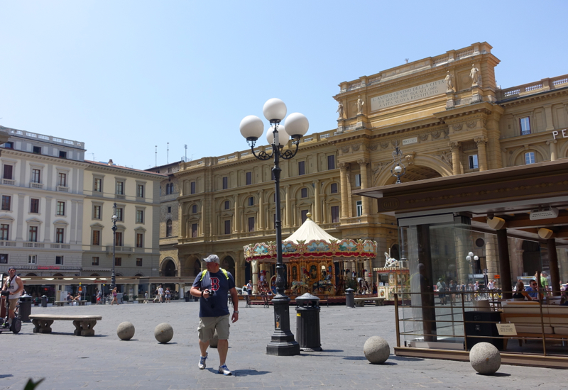 Irene Restaurant, Florence is on the Piazza della Repubblica