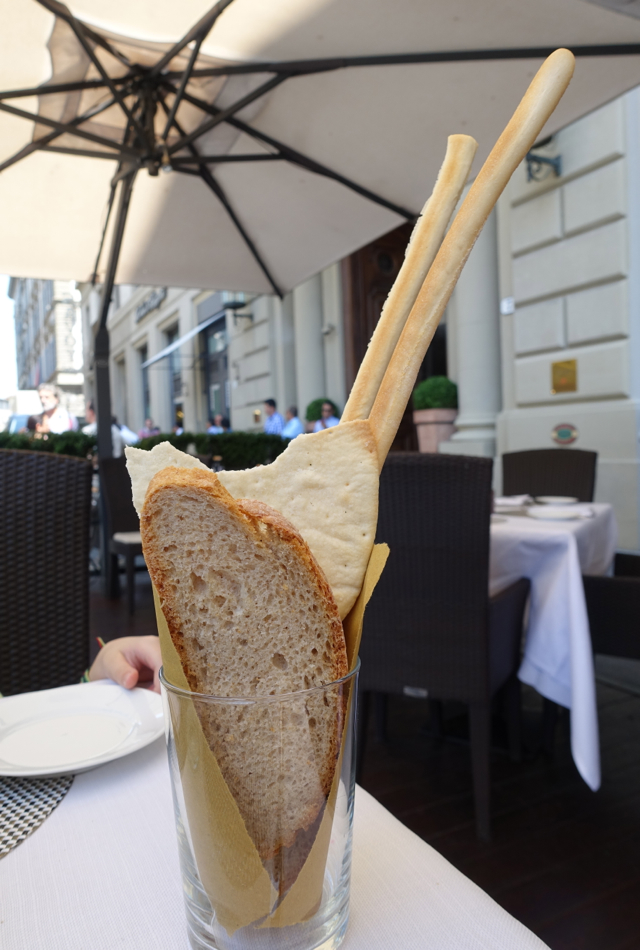 Bread, Irene Restaurant at Hotel Savoy, Florence