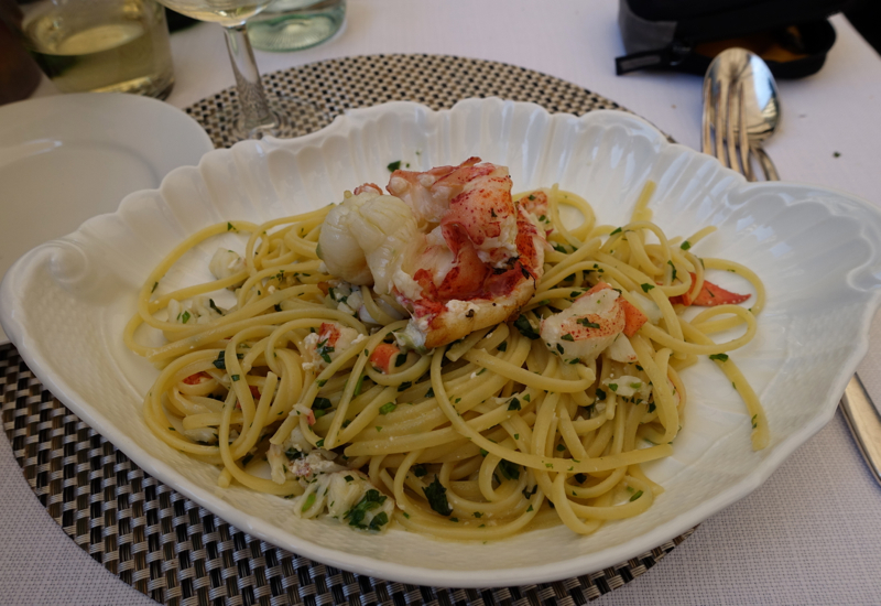 Lobster Linguine, Irene Restaurant, Florence