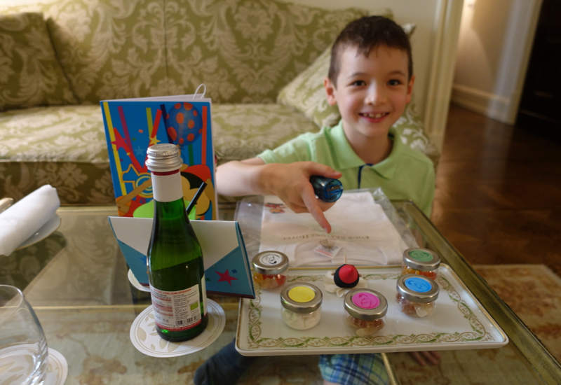 Review-Four Seasons Florence: Enjoying the Kids' Welcome Amenities