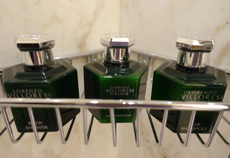 Lorenzo Villoresi Bath Products, Four Seasons Firenze Florence Review
