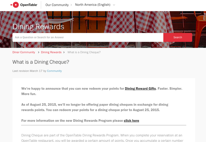 OpenTable Devaluation: Redeem OpenTable Points by August 24