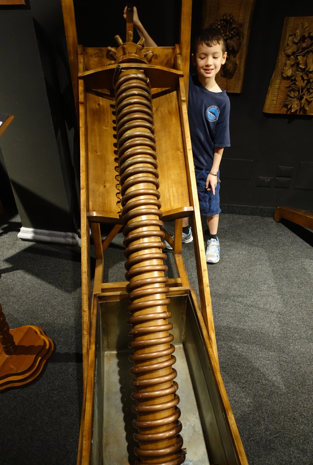 Archimedean Screw, Leonardo da Vinci Museum, Florence