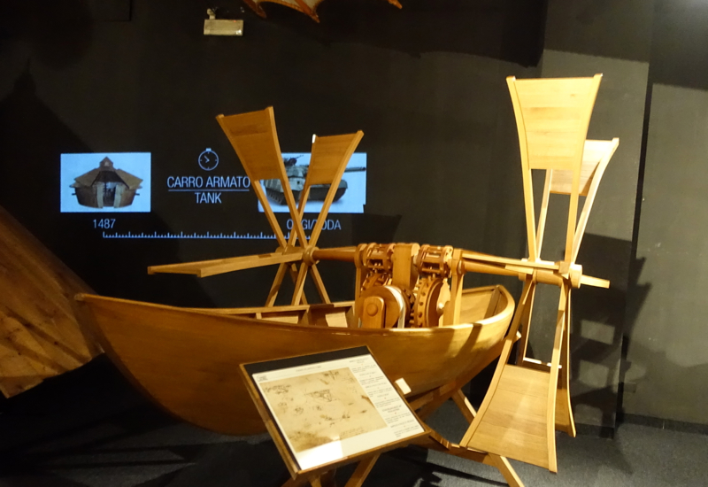 Paddle Boat, Leonardo da Vinci Museum