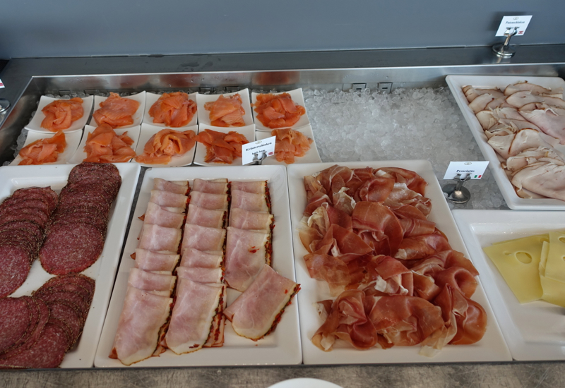 Smoked Salmon and Cold Cuts, Breakfast Buffet, Sofitel Vienna