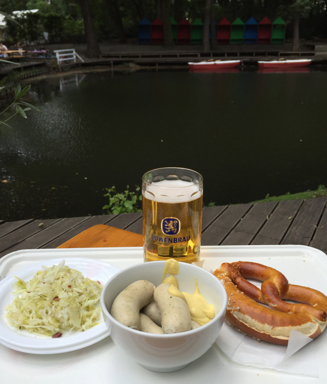 Wurst and Pretzel in Tiergarten, Berlin