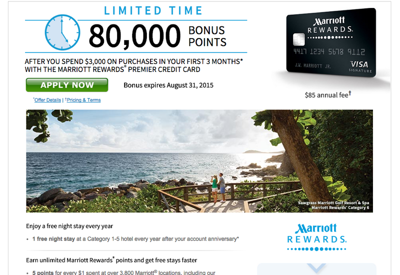 80K Marriott Rewards Visa