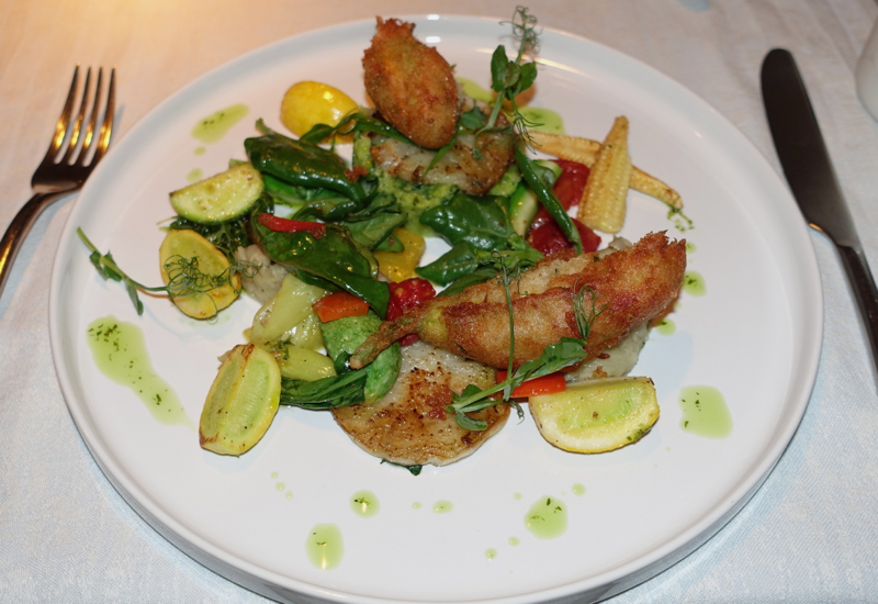 Stuffed Fried Courgette Flowers, Labstelle Wien, Vienna