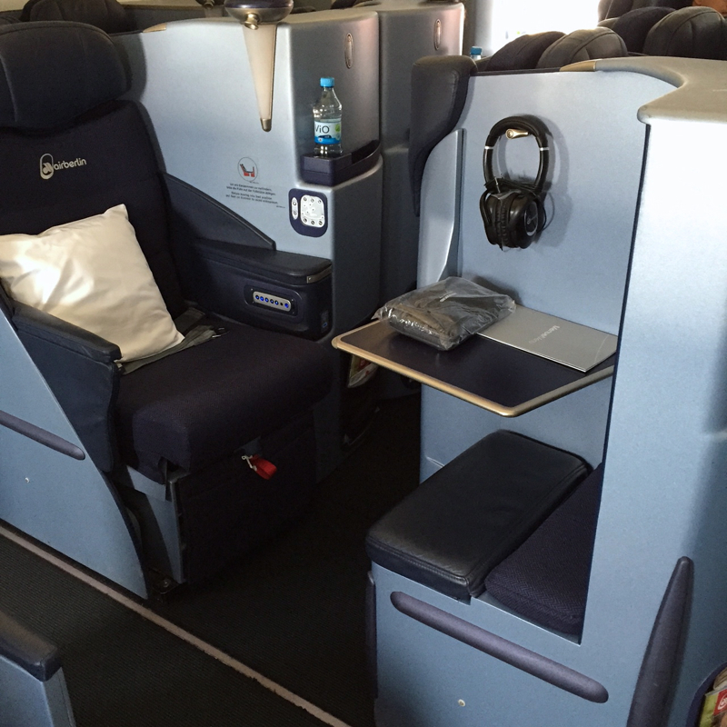 Review: Air Berlin A330 Business Class Seat