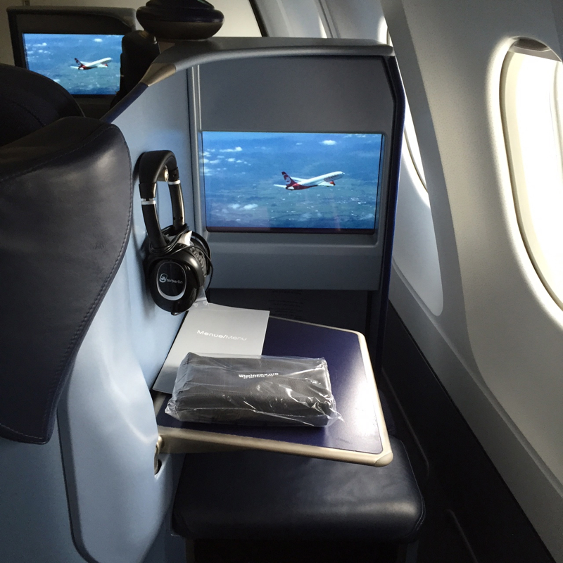 Air Berlin Business Class Review-Ottoman