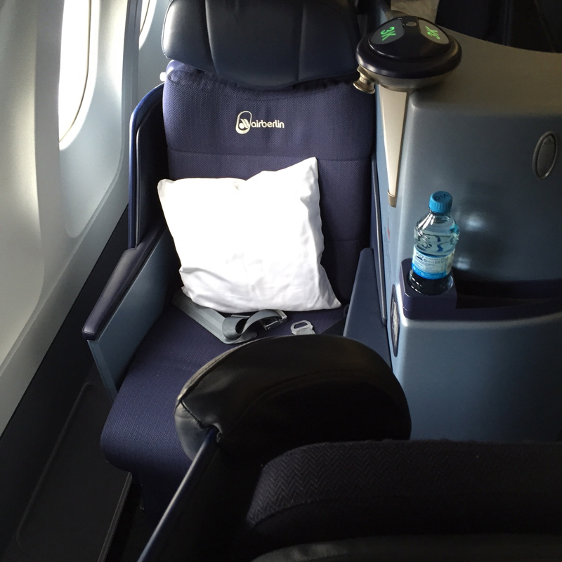 Review: Air Berlin Business Class Seat