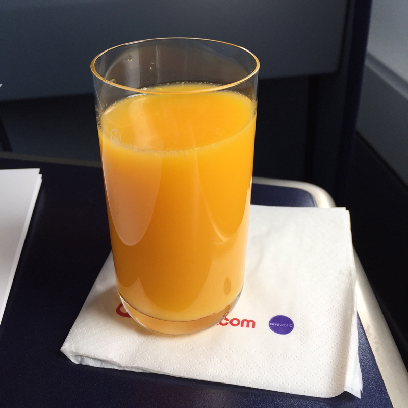 Orange Juice, Air Berlin Business Class Review