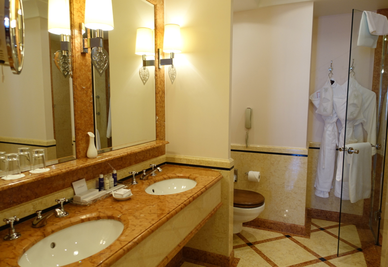 Suite Bathroom with Double Sinks, Belmond Grand Hotel Europe Review