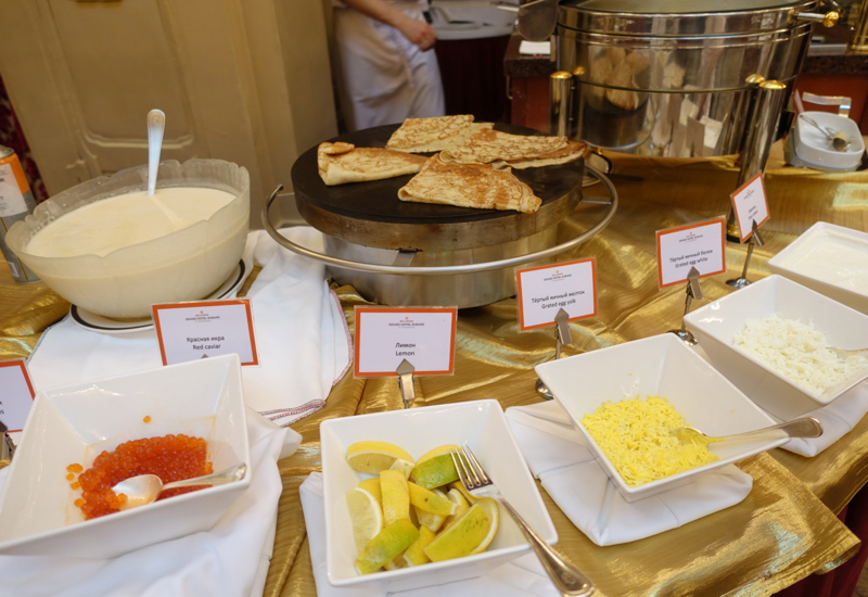 Blini Station, Breakfast at Grand Hotel Europe Review