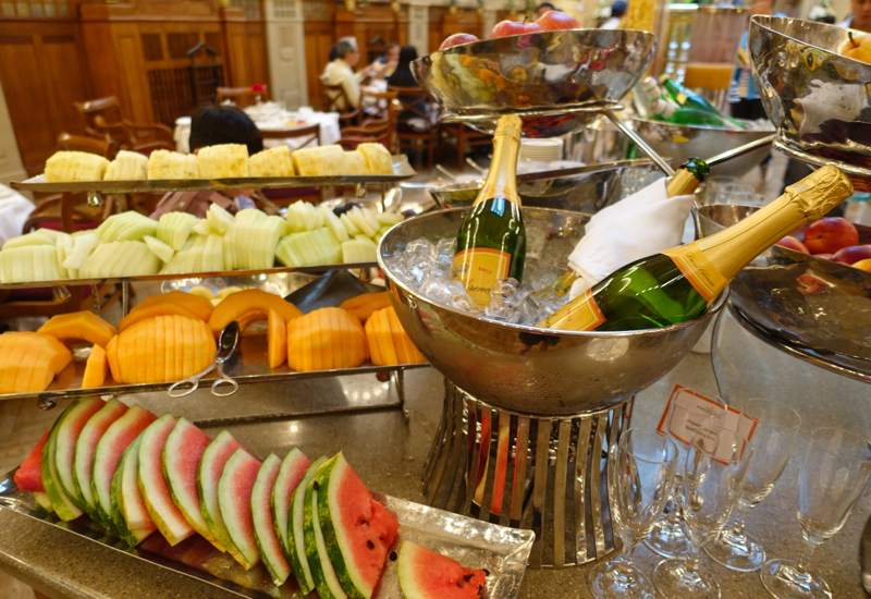 Fresh Fruit, Breakfast Buffet at L'Europe Restaurant