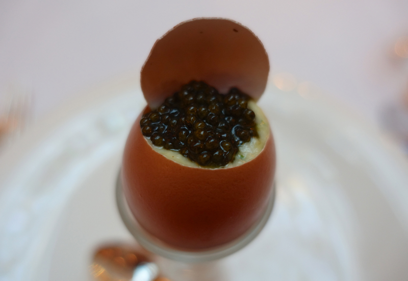 Egg in Egg, L'Europe Restaurant Review, Grand Hotel Europe, St. Petersburg, Russia