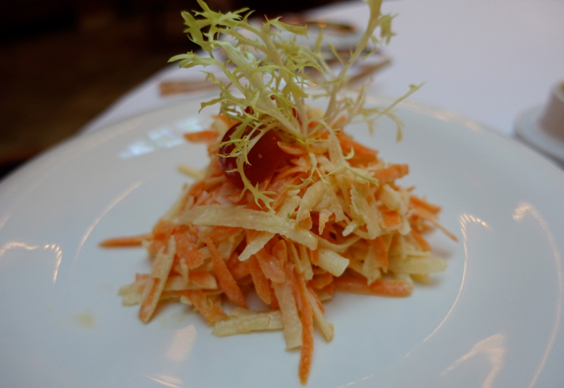Carrot-Apple Salad, L'Europe Restaurant, Grand Hotel Europe