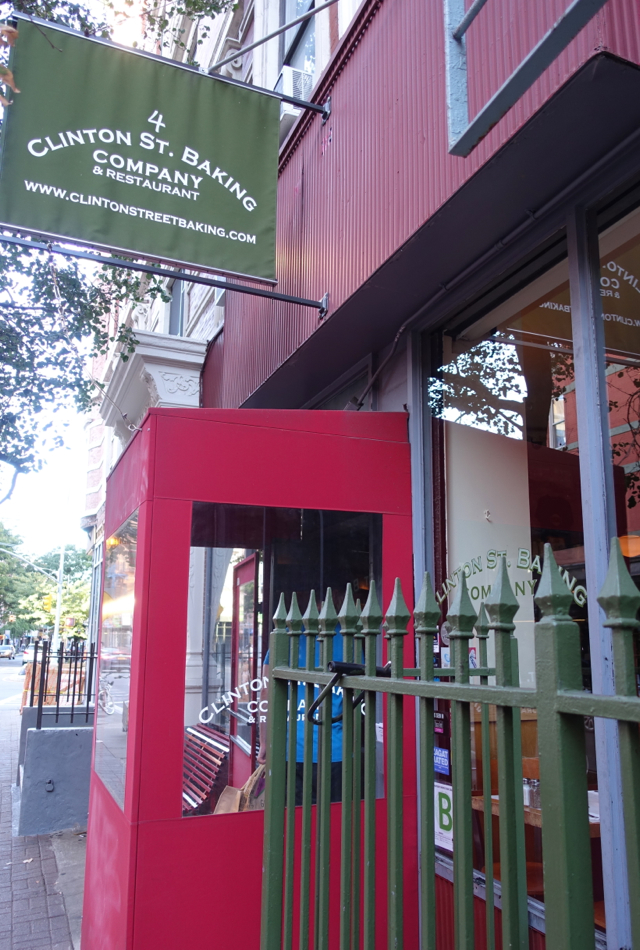 Entrance, Clinton Street Baking Company at 4 Clinton Street, NYC