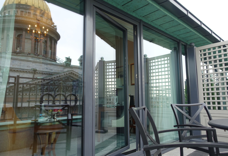 Terrace Room Balcony, Four Seasons St. Petersburg Russia